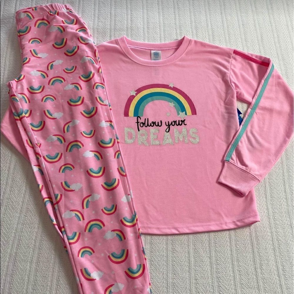 JELLIFISH Girls Size XL (14/16) Follow Your Dreams Pajama Set